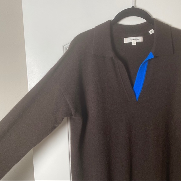 Chinti and Parker Cashmere Blend collared Sweater - Picture 8 of 14